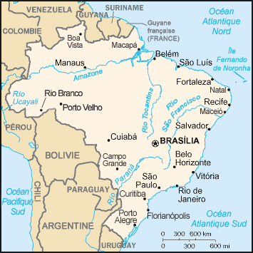 Brazil : map 