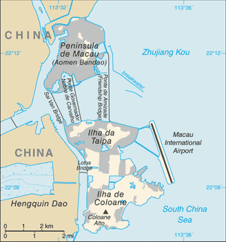 Macau : mapa 