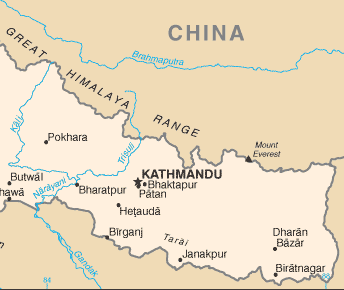 Nepal : map 
