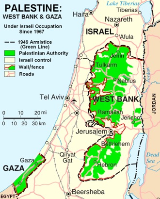 Palestina : mappa 