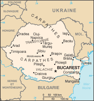 Romania : mappa 