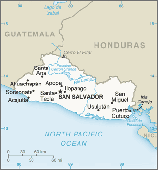 Salvador : mappa 