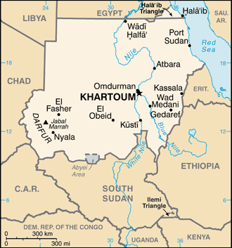 Sudan : map 