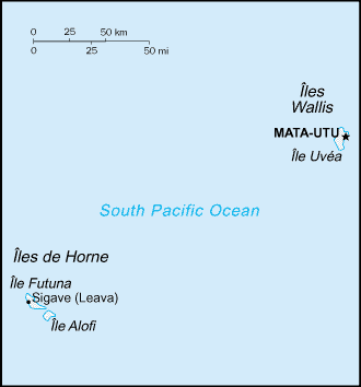 Wallis y Futuna : mapa 