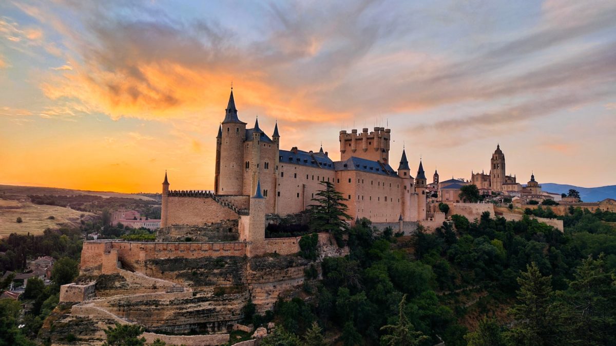 Sunset over Segovia