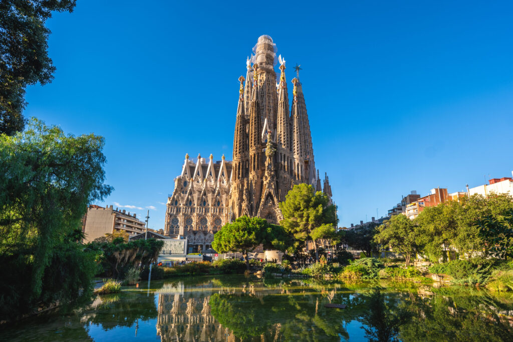 October 30, 2025: The Basilica i Temple Expiatori de la Sagrada Familia, aka Sagrada Familia, located in Barcelona, Catalonia, Spain. It isdesi gned by the the Catalan architect Antoni Gaudi.