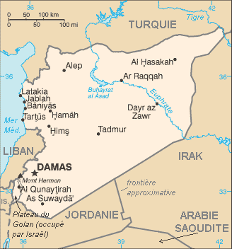 Síria : mapa 