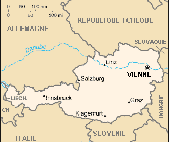 Austria : mappa 