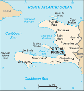 Haiti : map 