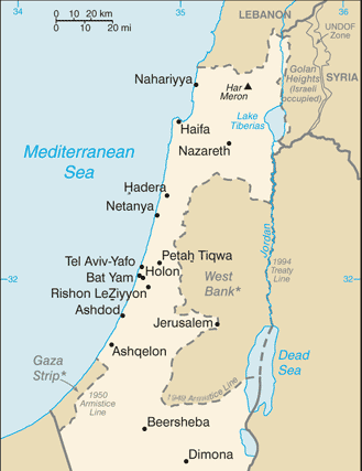 Israel : maps 