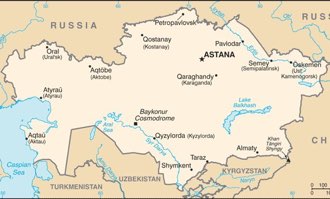 Kazakhstan : mappa 