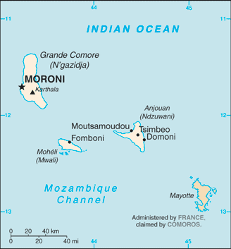 Mayotte : maps