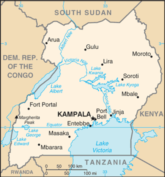 Uganda : maps 