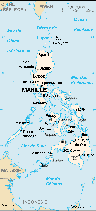 Philippines : map 