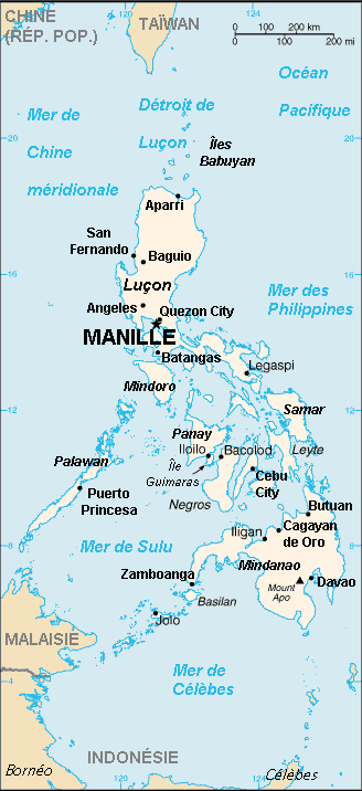 Philippines : map