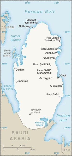 Qatar : maps 