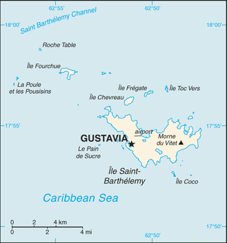 Saint Barthelemy : maps 