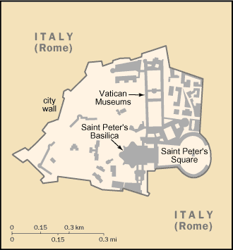 Vaticano : mapa 